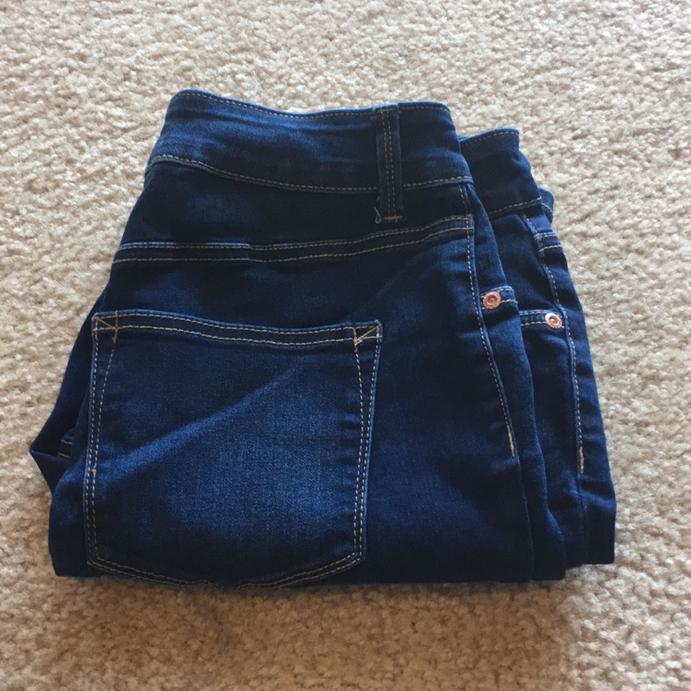 Maurice’s High-rise dark wash skinny jeans